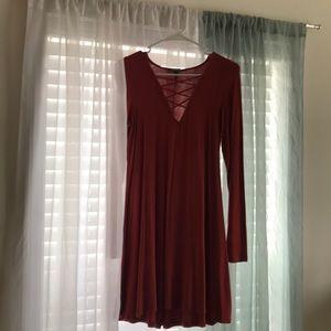 Fall/spring long sleeve dress, cotton material